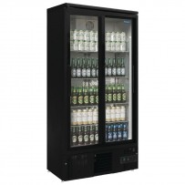 Polar Barkühlvitrine zwei Schiebetüren