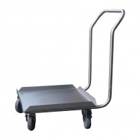 Gastro M Spülkorb Transportwagen mit Lenkstange 50x50cm
