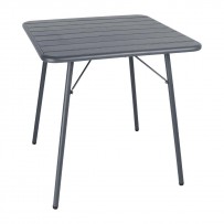 Bolero Stahltisch grau 70cm