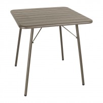 Bolero Stahltisch braun 70cm