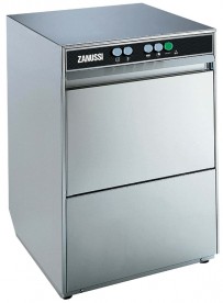Gläserspülmaschine, mit Spülmittel- / Klarspülmittel-Dosiergerät und Laugenpumpe