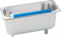 Portionierspüle Typ 54,, Edelstahl, einbaufähig, mit regelbarem Wasserdurchlauf