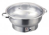 Chafing Dish, EL, rund, 3,8L