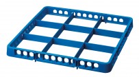 Spülkorbteiler 9, 500x5000x45, blau