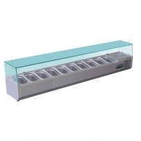 Polar Aufsatzkühlvitrine 10x GN1/4