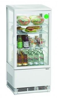 Mini-Kühlvitrine 78L, weiß