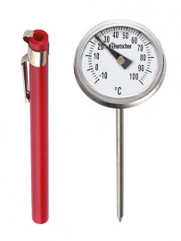 Thermometer analog, -10 - +100°C