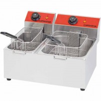 Doppel-Fritteuse CATERINA, 3 + 5 Liter, 455 x 410 x 295 mm (BxTxH)