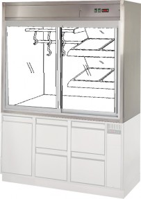 Fleischkühlvitrine