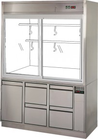 Fleischkühlvitrine