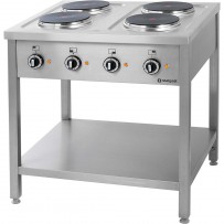 Elektroherd Serie 700 - 4 Platten à 2,6 kW, 800 x 700 x 850 mm (BxTxH)