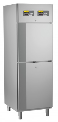 Kühl- / Tiefkühlkombination, steckerfertig, für GN 2/1, mit getrennt regelbarem Kühl- und Tiefkühlabteil