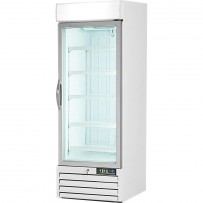 Displaykühlschrank mit Glastür, 420 Liter, Abmessung 680 x 700 x 1990 mm (BxTxH)
