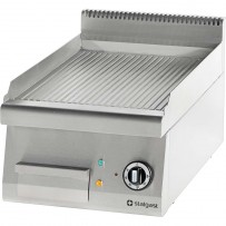 Elektro-Griddleplatte als Tischgerät Serie 700 - gerillt, 400 x 700 x 250 mm (BxTxH)