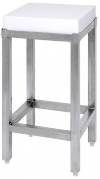 Edelstahluntergestell für 3645 40 x 40 cm (Polyethylenblock)