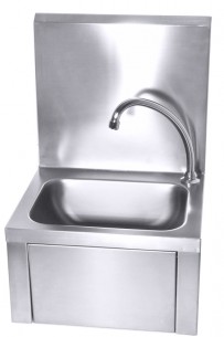 Handwaschbecken, kniebetrieben 