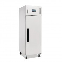 Polar Edelstahl-Kühlschrank 600 Liter