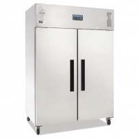 Polar Edelstahl Side-by-Side-Kühlschrank 1200 Liter