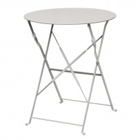 Bolero klappbarer Stahltisch rund 60cm grau