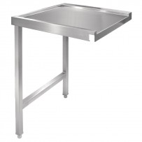 Vogue Tisch für Haubenspülmaschine links 60cm