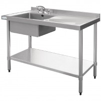 Vogue Spültisch 100cm 1 Becken links