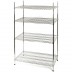 Regalböden aus verchromten Stahl, Traglast 200 kg, Abmessung 1060 x 610 mm (BxT) von Stalgast