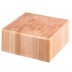Hackblock aus Holz mit Untergestell, 40 x 50 x 85 cm (BxTxH) von Stalgast