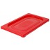 GN-Deckel 1/4, rot aus Polypropylen